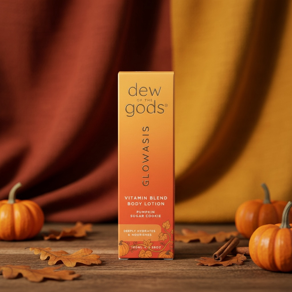 Dew of the Gods Glowasis Body Lotion Pumpkin Sugar Cookie 100ml New